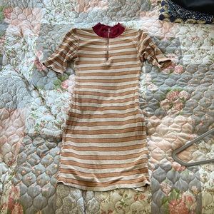 Bodycon Dress with collar detailing